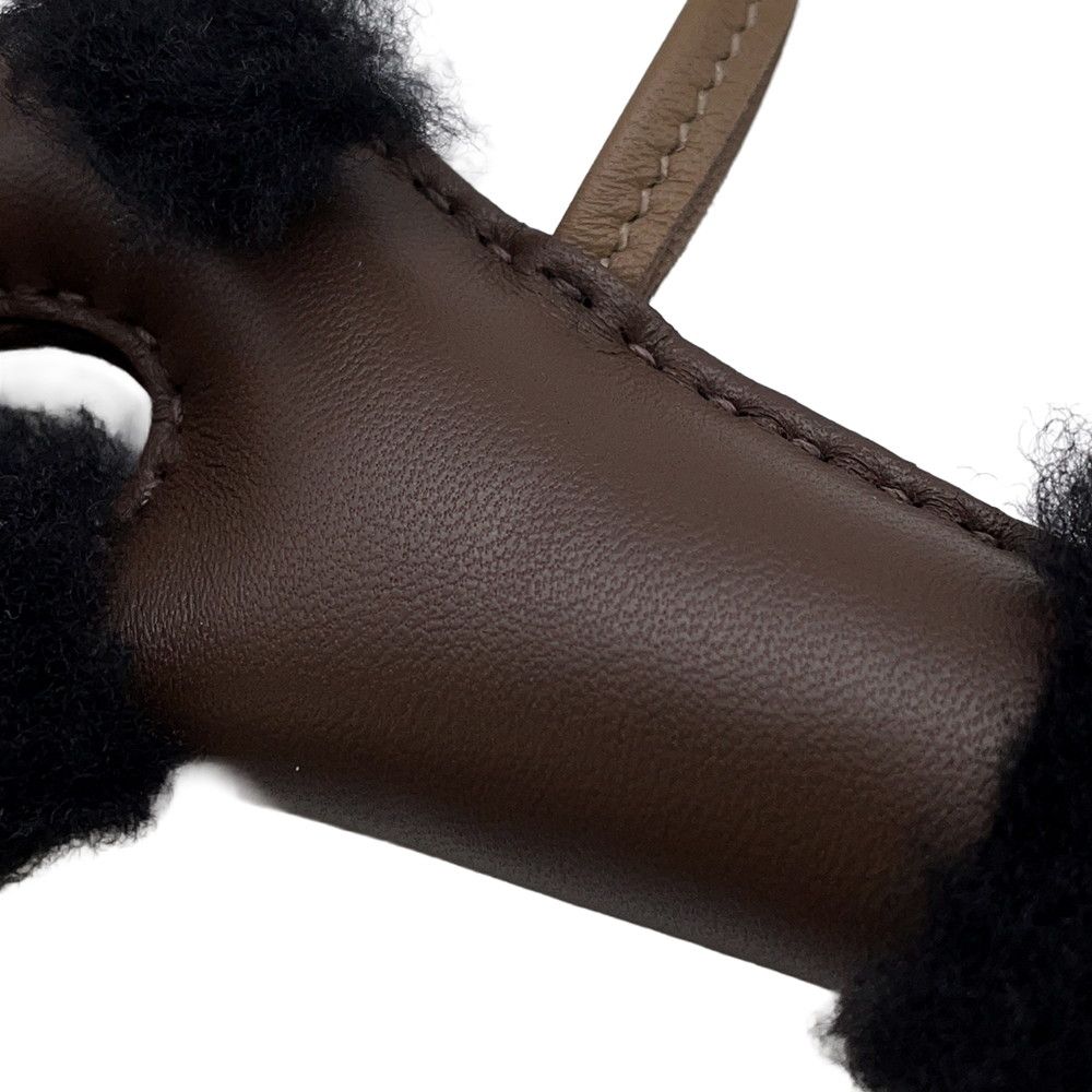 エルメス バッグチャーム バディ ショコラ/ブラック/エトゥープ