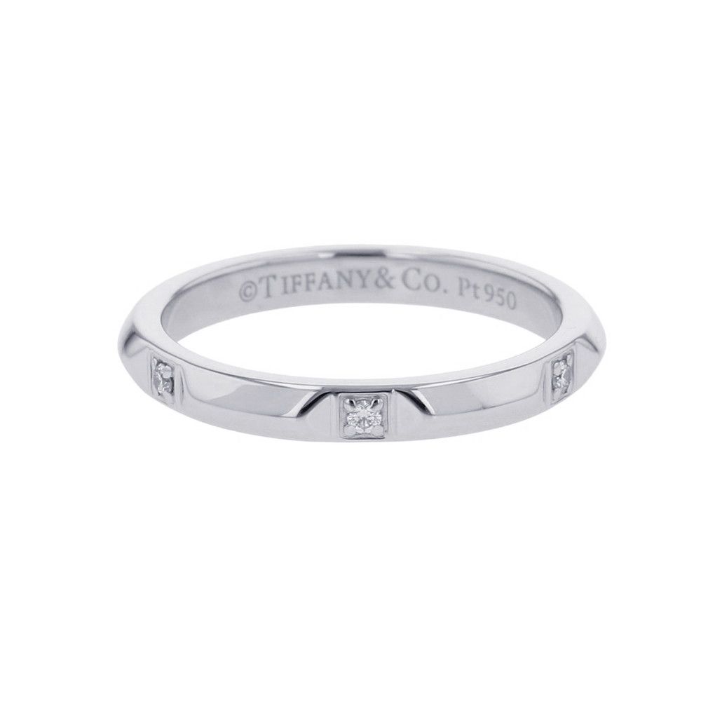 ティファニー リング トゥルー バンド リング ダイヤモンド 6P 計約
