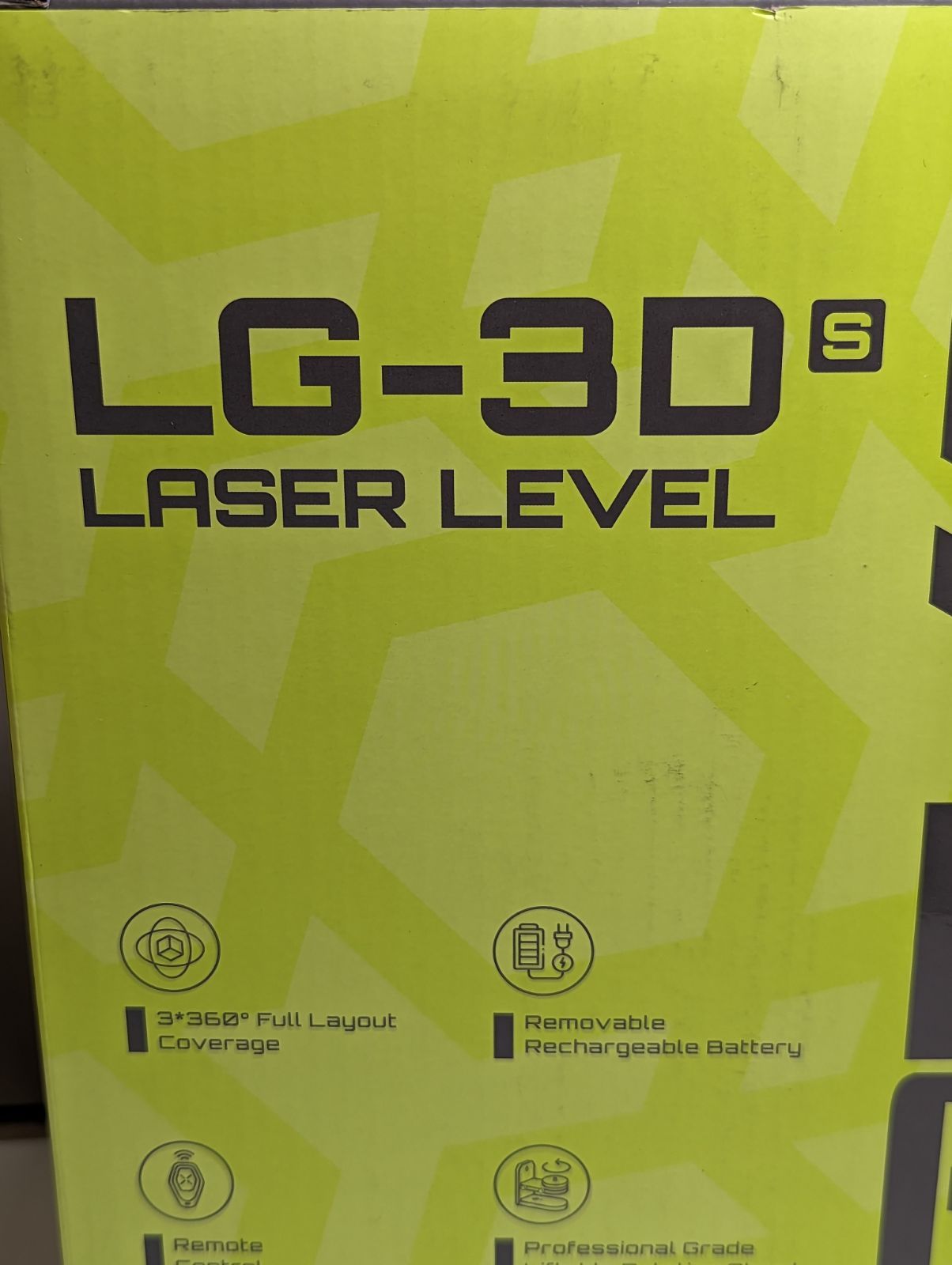 C9> LasGoo レーザーレベル セルフレベリング 360°x3 LG-3Ds - メルカリ