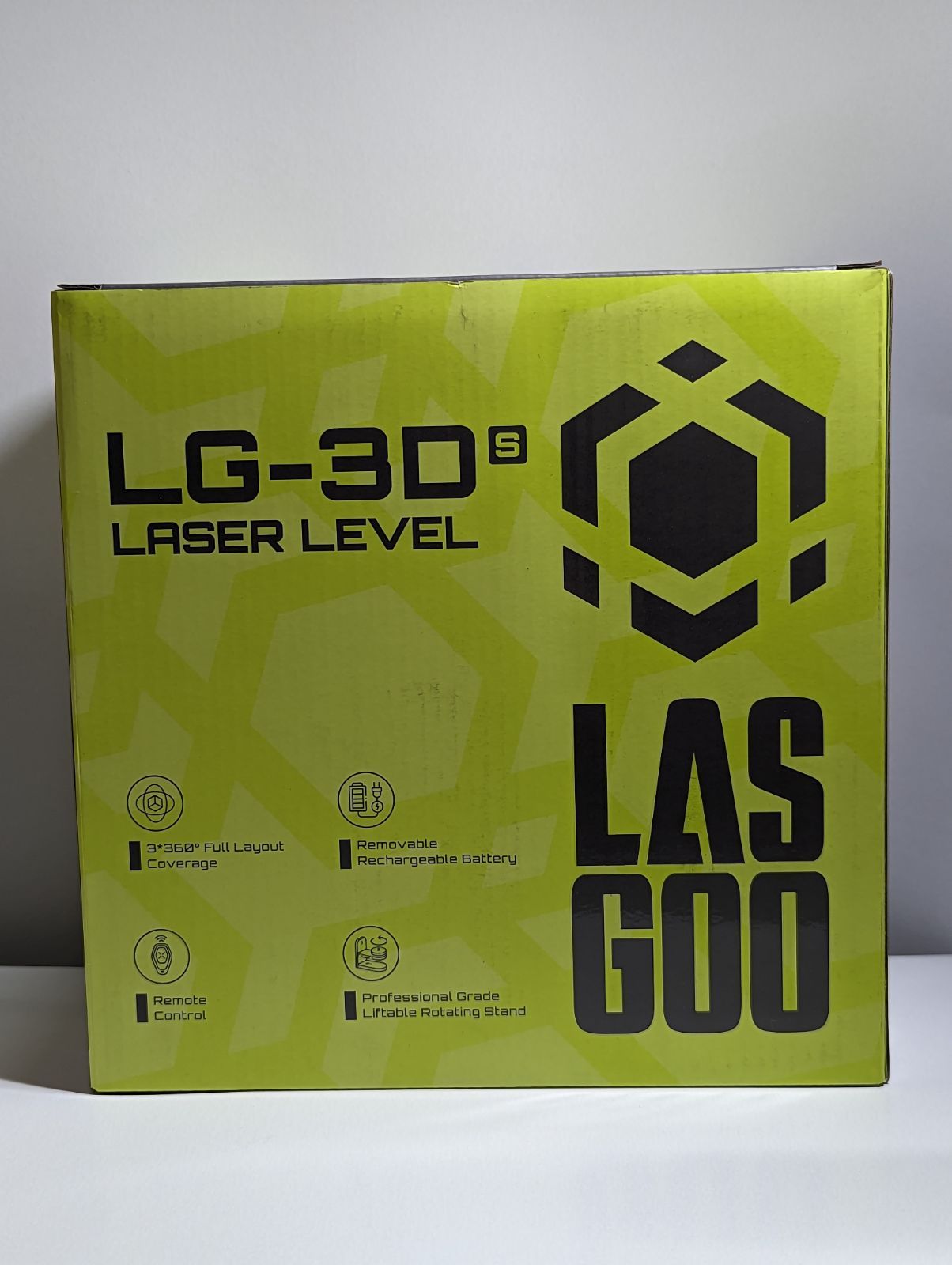 C9> LasGoo レーザーレベル セルフレベリング 360°x3 LG-3Ds - メルカリ