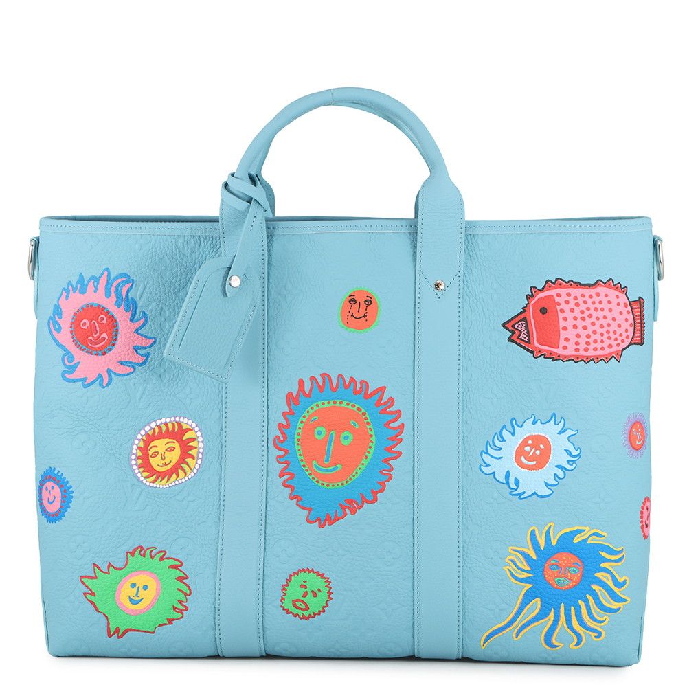 ルイヴィトン 草間彌生 トリヨン モノグラム　ウィークエンド トート ルイヴィトン トートバッグ モノグラム・トリヨン LV x YK