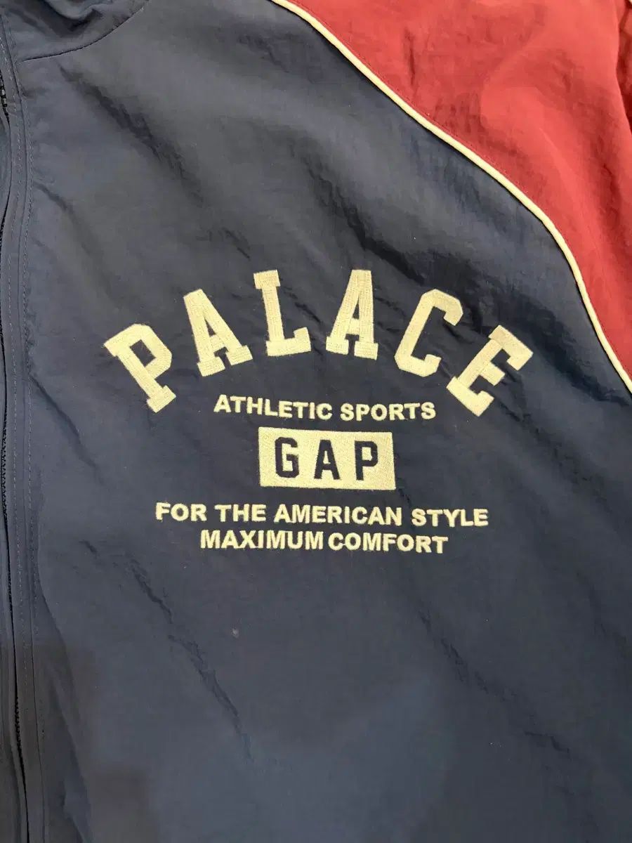 PALACE x GAP ナイロン トラック トップス ネイビー レッド - 24SS