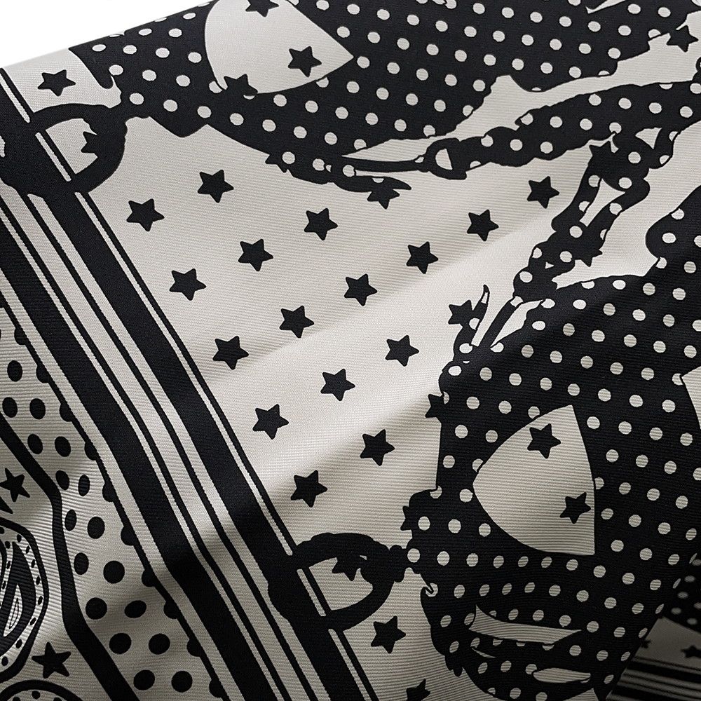 エルメス スカーフ カレ70 バンダナ フリル ブリッド・ドゥ・ガラ