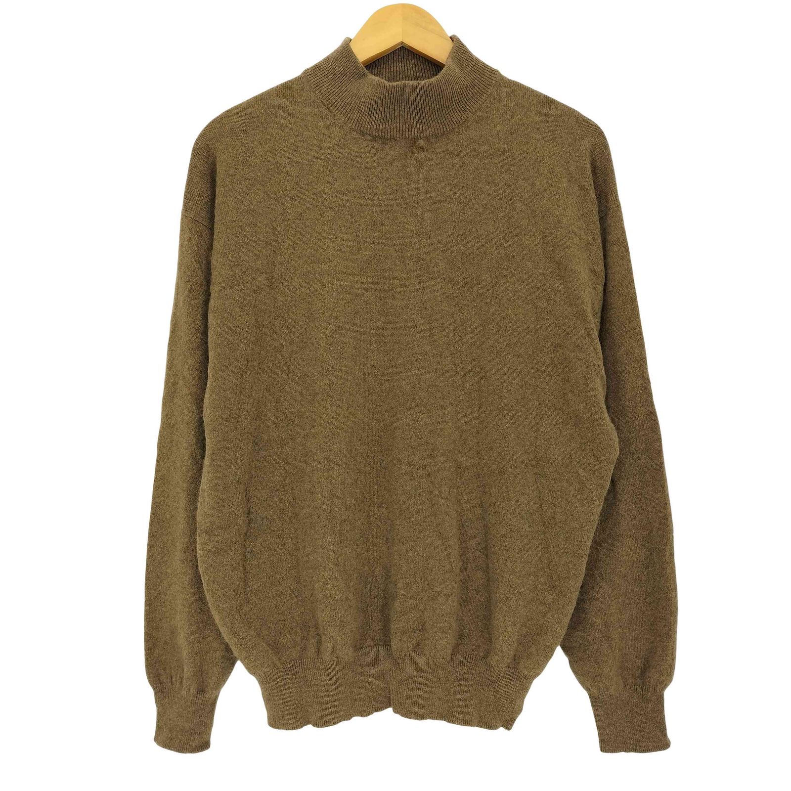 カシミヤ CASHMERE カシミヤ100 モックネックニット レディース  LL