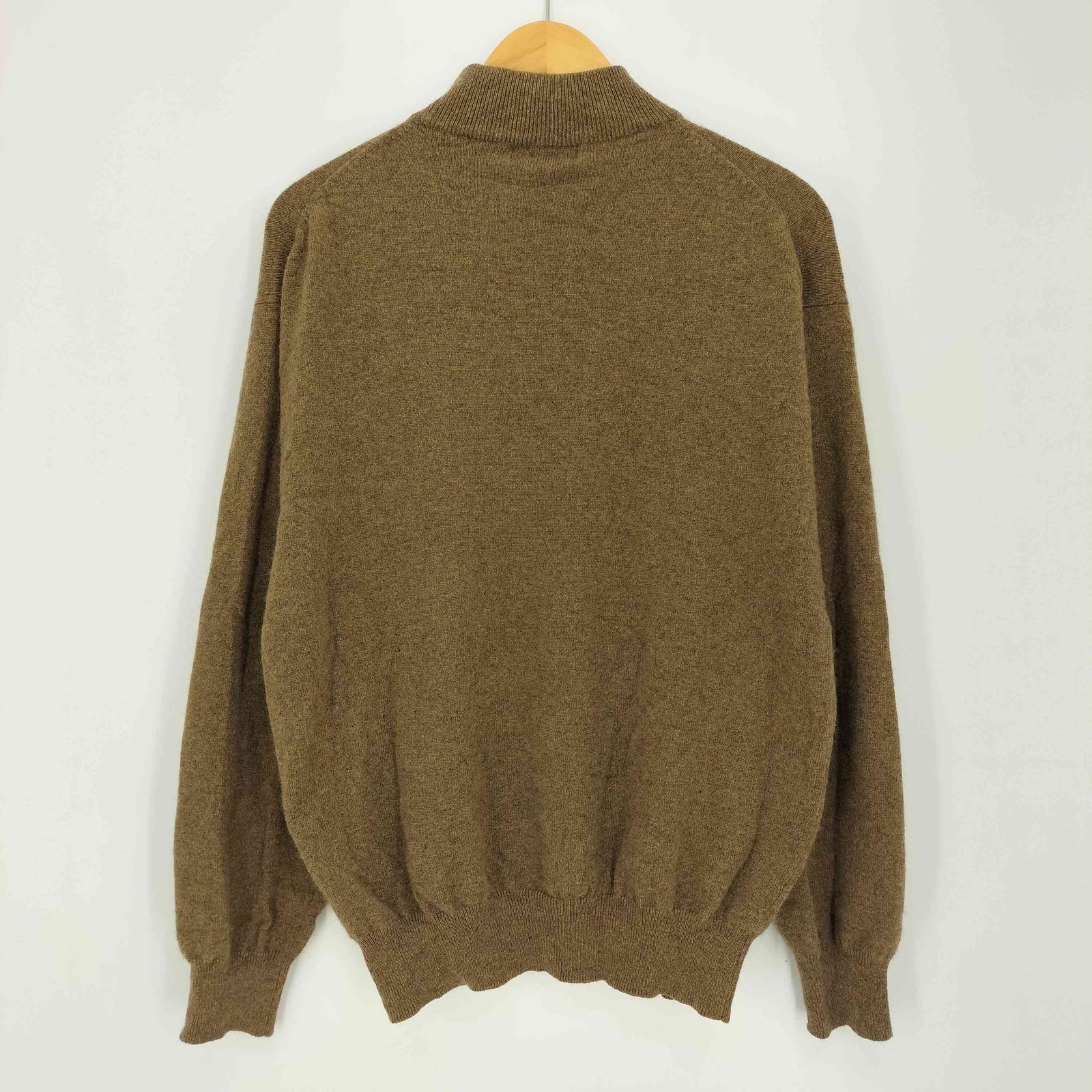 カシミヤ CASHMERE カシミヤ100 モックネックニット レディース  LL