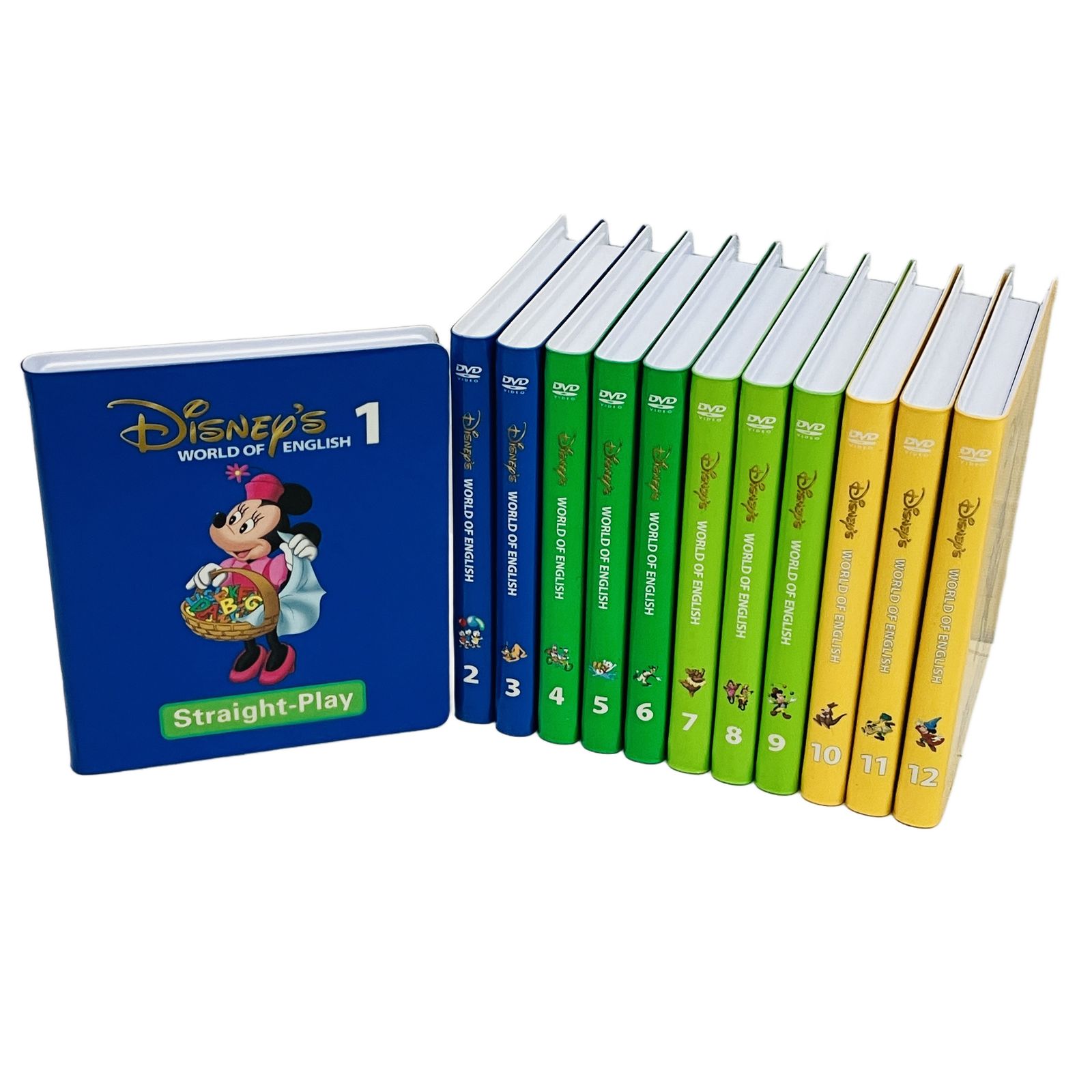 DWE ディズニー英語システム ストレートプレイ DVD セット 2016年 中古