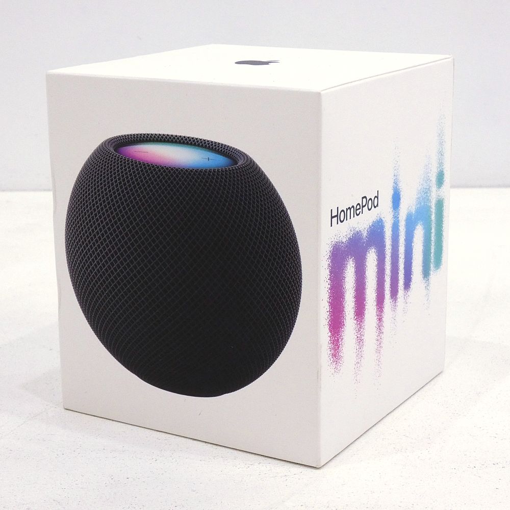 小牧店】未開封・箱イタミ Apple HomePod mini ミッドナイト MTJT3J/A