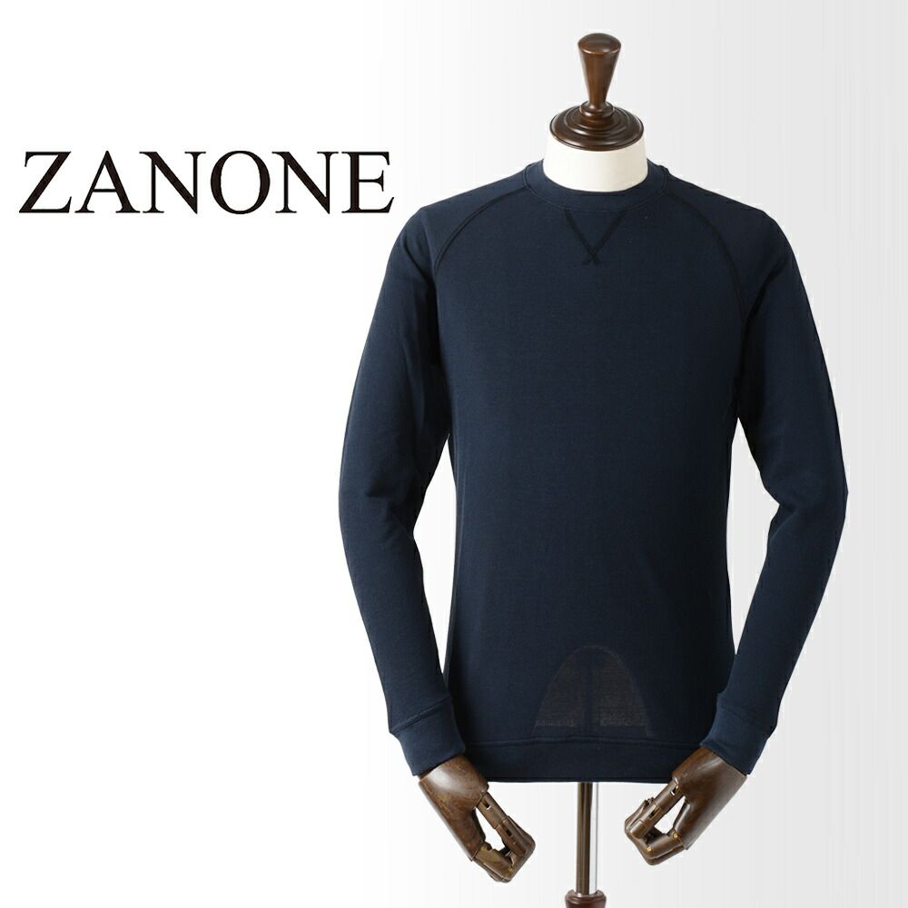 30%OFF/定価35,200円】ザノーネ 新品 アイスピケ 長袖クルーネック