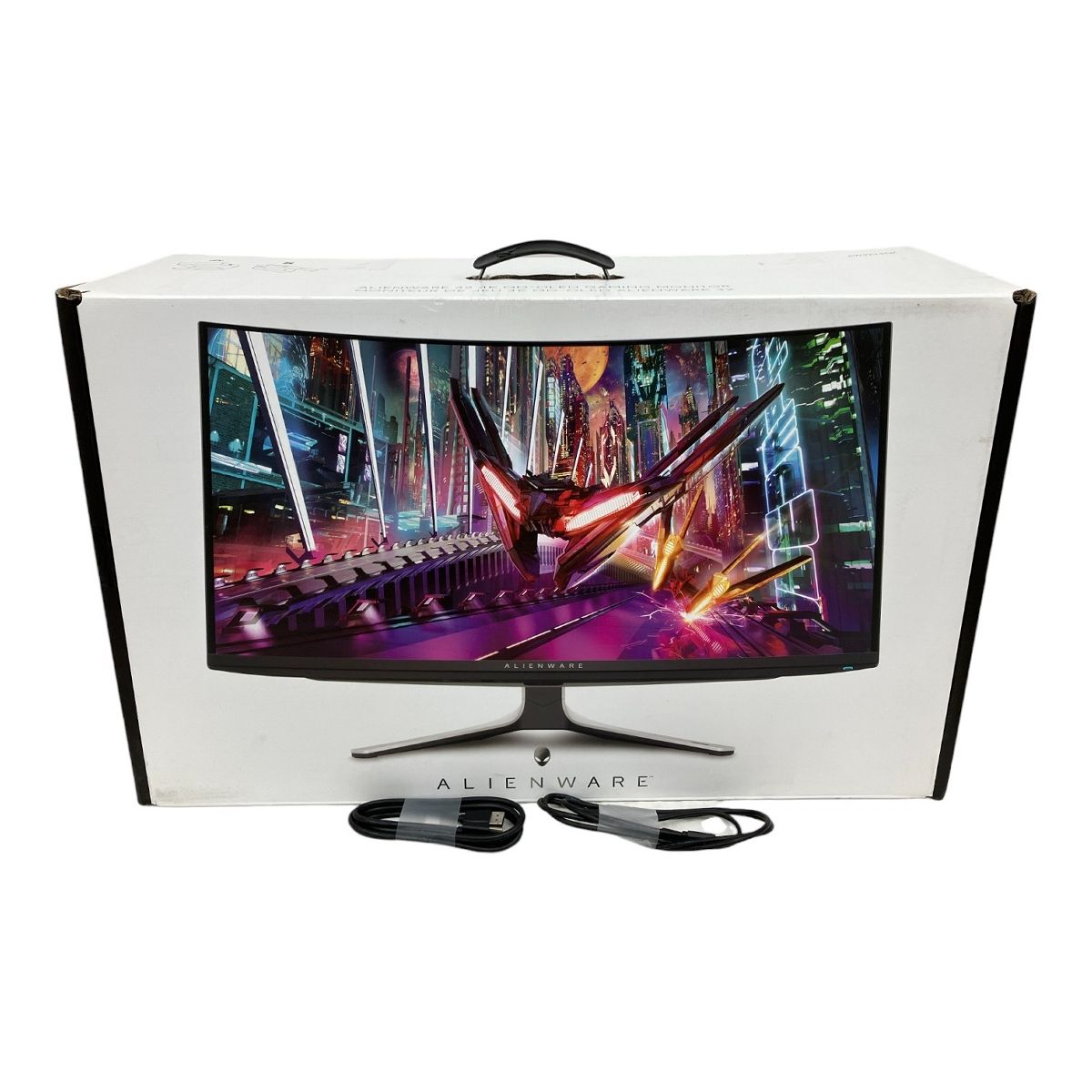 Dell AW3225QF 4K 有機EL 曲面 モニター 31.6インチ デル PC 周辺機器