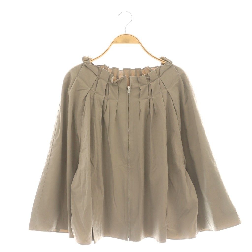 アドーア ADORE ドライナイロンジャケット ブルゾン 38 グレージュ /DF