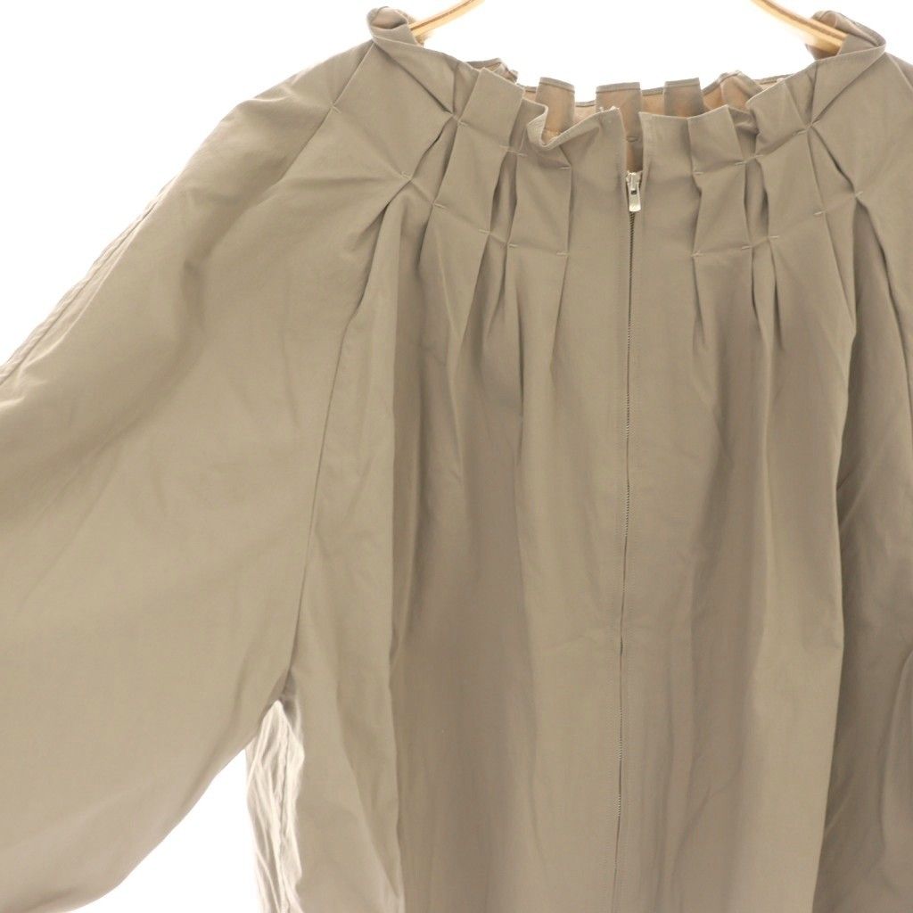 アドーア ADORE ドライナイロンジャケット ブルゾン 38 グレージュ /DF