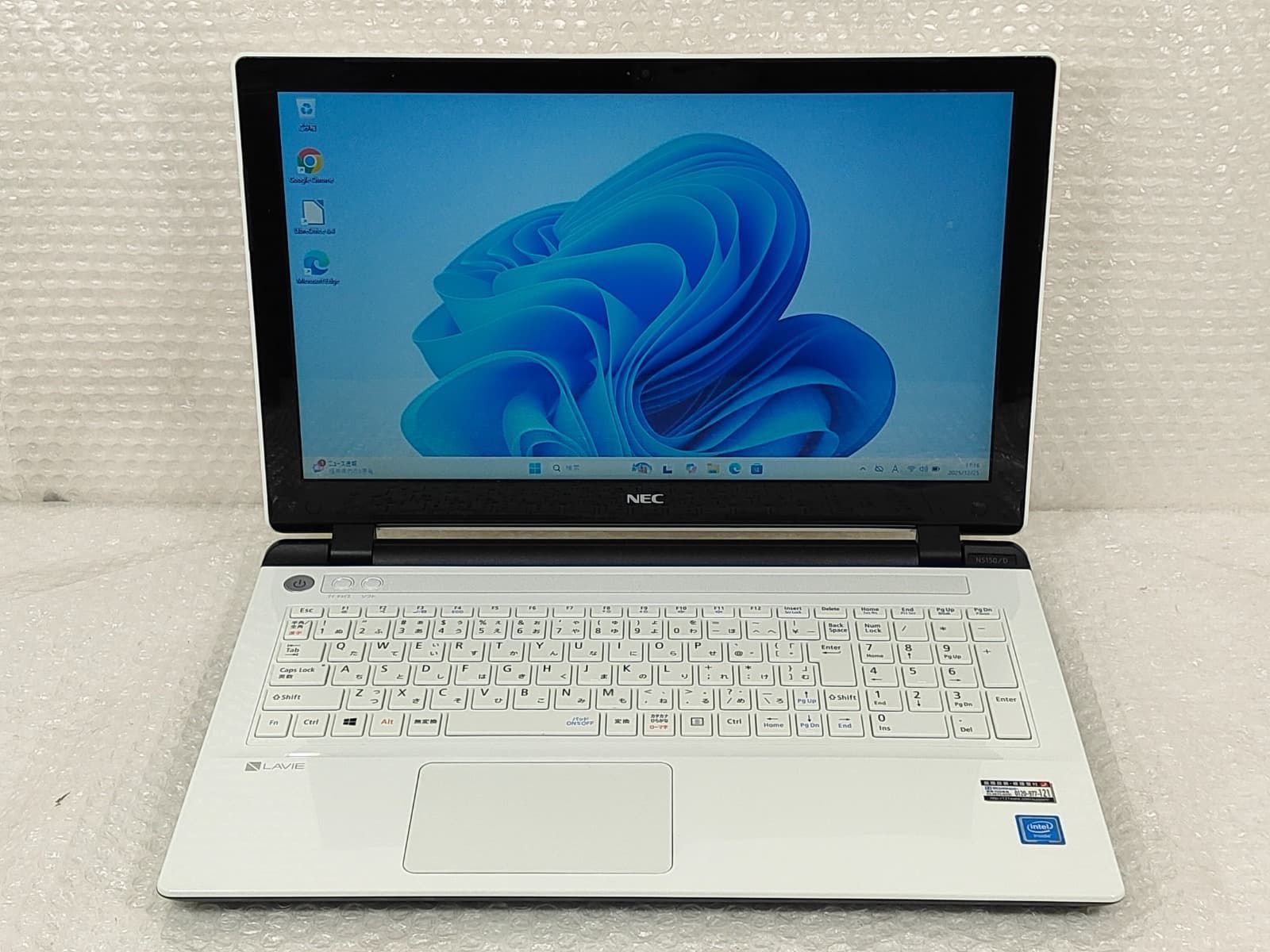 NEC LAVIE NS150/D Celeron 3215U/4GB/1TB HDD/Windows11/15.6型HD