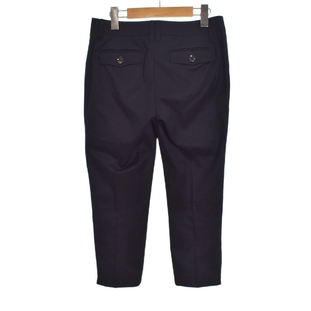 バーバリー ロンドン BURBERRY LONDON 裾ジップ パンツ 黒 36 □FY