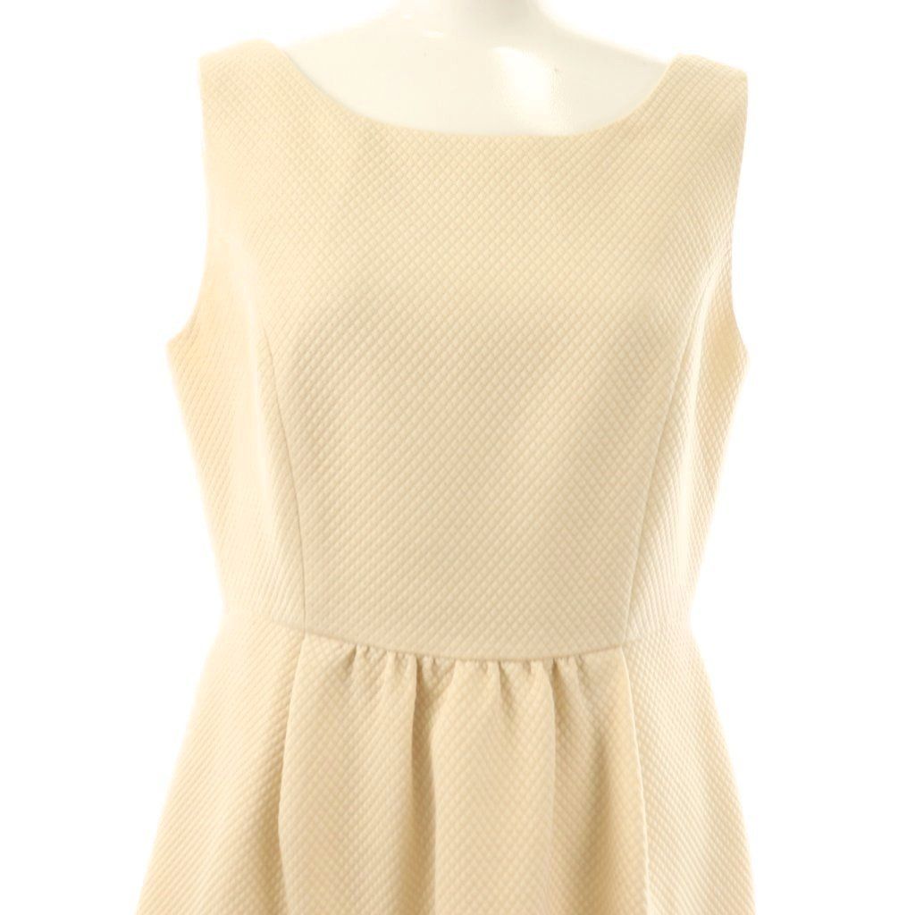 ルネ Rene ノースリーブワンピース 膝丈 36 ライトベージュ /NR □OS