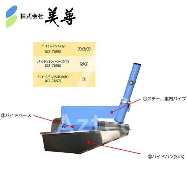  必要なし 美善 部品 PDS 2 x用 バイドバン部品 02 7655 バイドバンAssy オイラー 霧吹き 研磨 潤滑工具