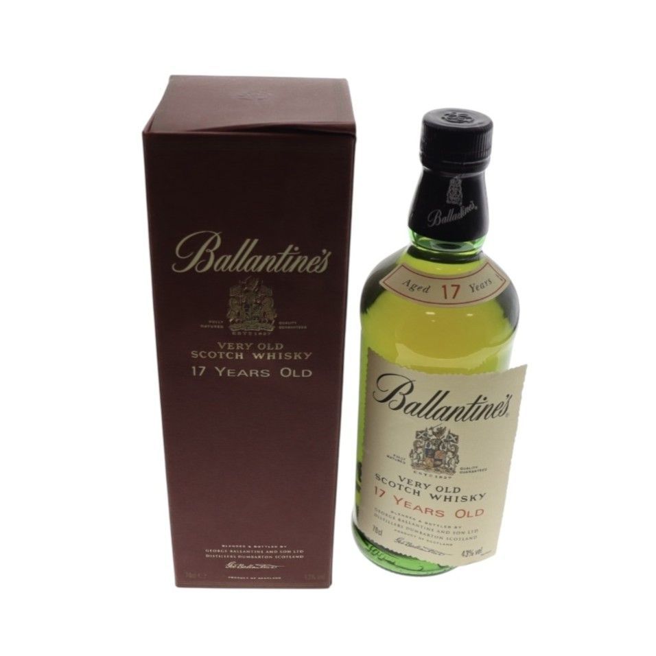 ①【未開栓】バランタイン 17年 スコッチウイスキー 箱付き - メルカリ