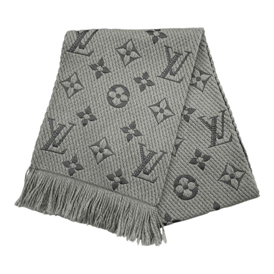 ルイヴィトン マフラー エシャルプ ロゴマニア シャイン ライラック グレー LOUIS VUITTON（ルイ・ヴィトン） マフラー エシャルプ・ロゴマニア