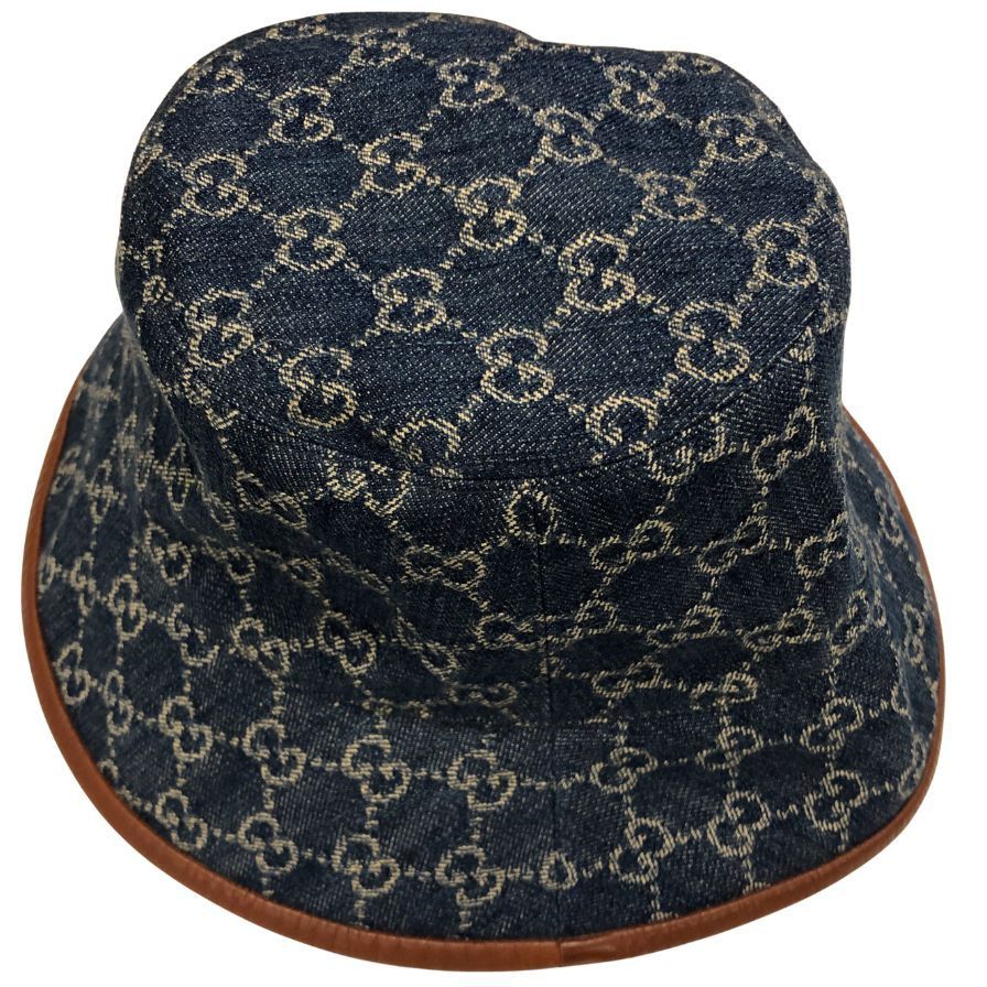 グッチ バケットハット GGキャンバス コットン デニム【AFI20】 - メルカリ