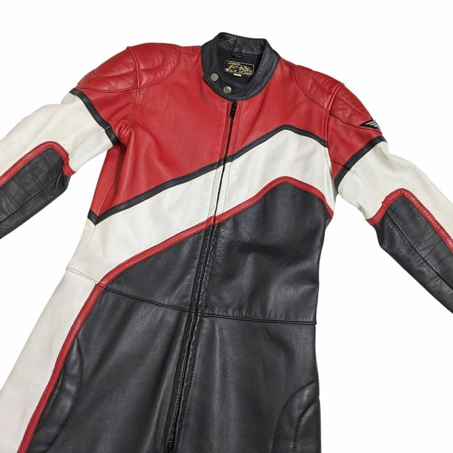 22 JS JAPAN SPEED ジャパンスピード 牛革つなぎ バイクウェア ツナギ