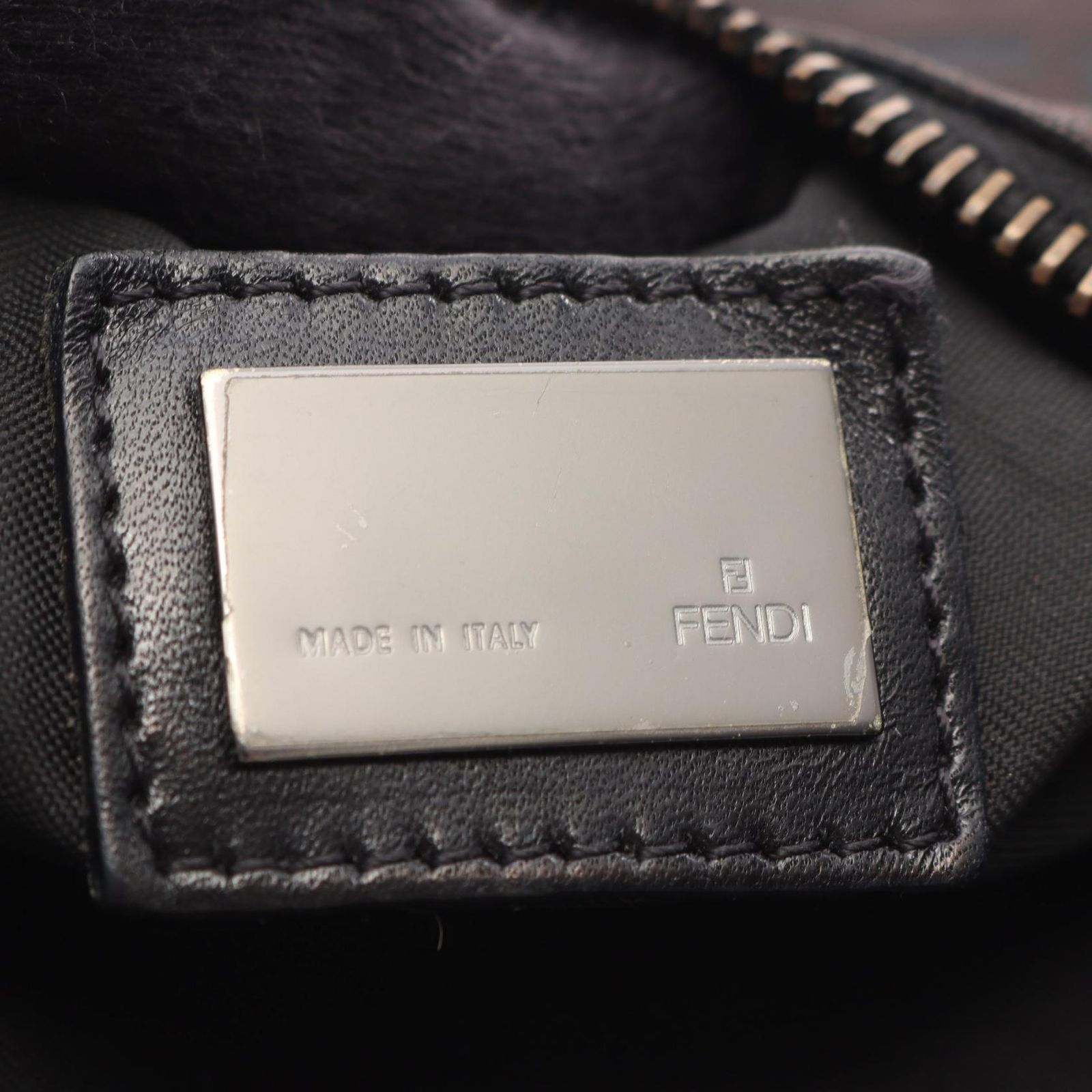 フェンディ FENDI ショルダーバッグ ズッキーノ ダークブラウン