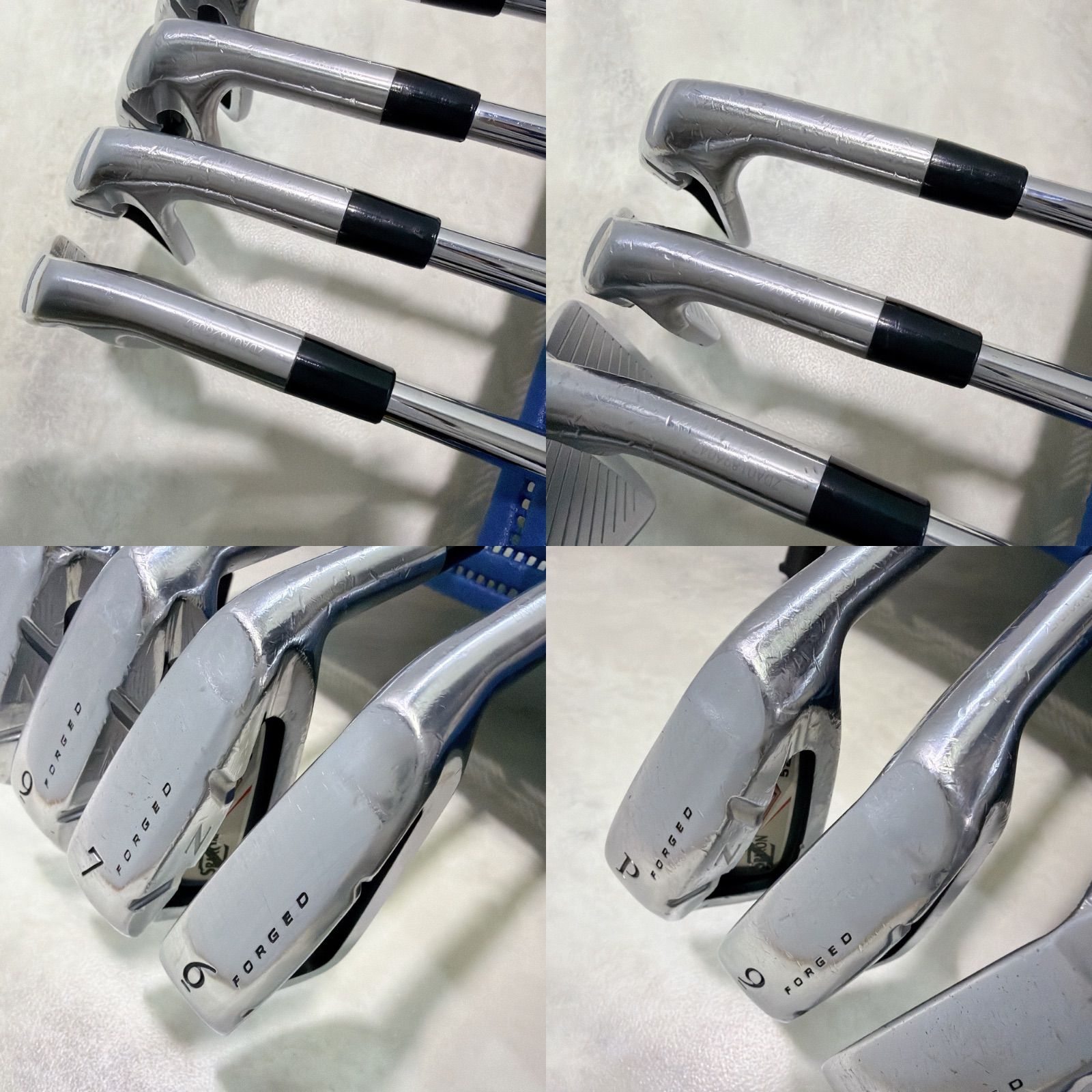 新品グリップ スリクソン Z525 FORGED 4本 6.7.9.PW アイアンセット 