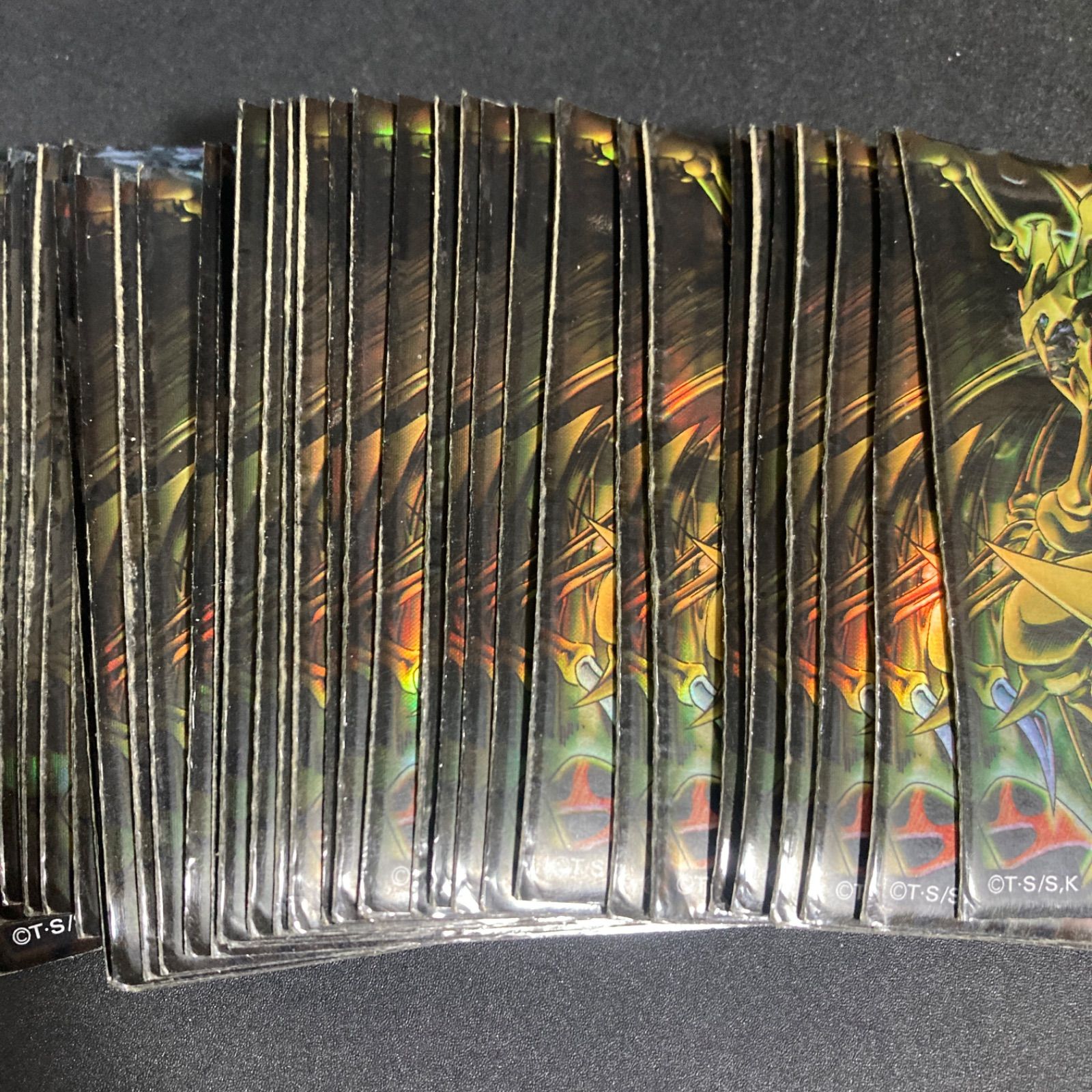 遊戯王 カードプロテクター 初期 降雷皇ハモン スリーブ 52枚 - メルカリ