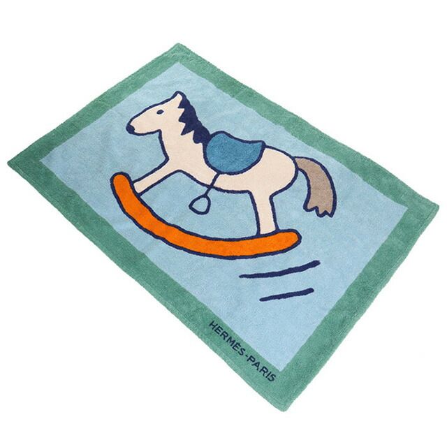 HERMES　ビーチマット ビーチマット 《アニモー・ナッテ》 - ブルー | Hermès - エルメス