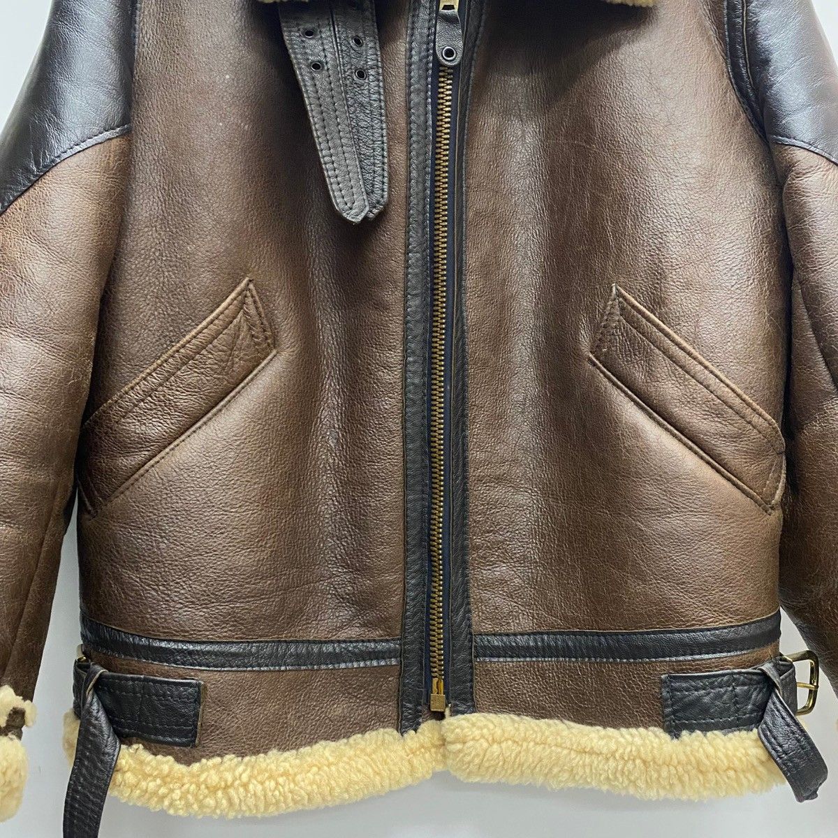 ゴールデンベアー Golden Bear B-3 フライトジャケット USA製 ムートン