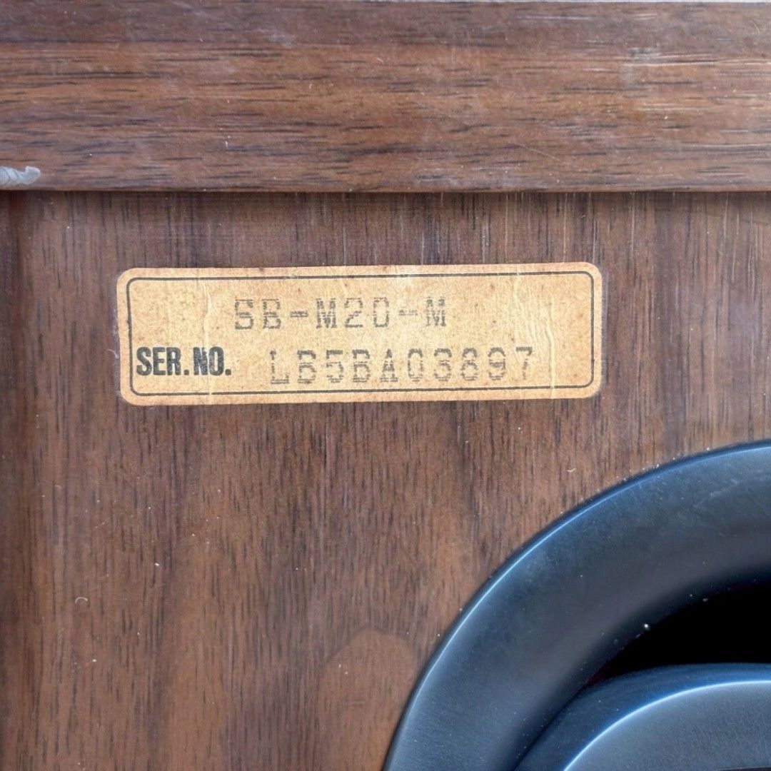 Technics テクニクス SB-M20 2WAY SPEAKER SYSTEM スピーカーペア 789