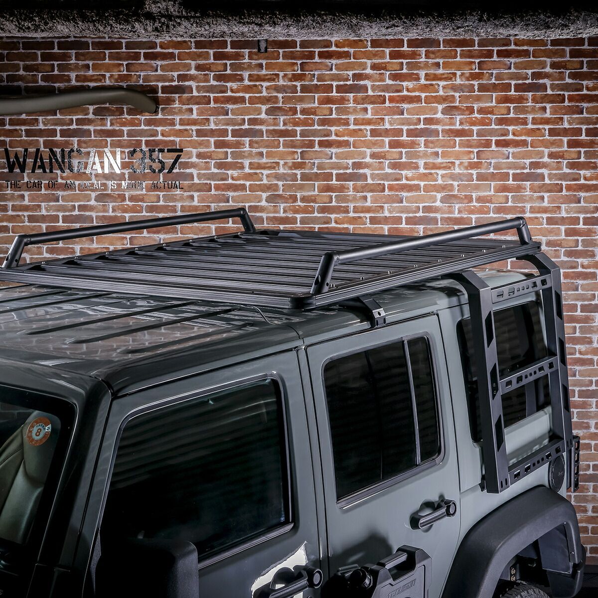 IRONBACK ジープ JK ラングラー ルーフラック ルーフバスケット 左右 