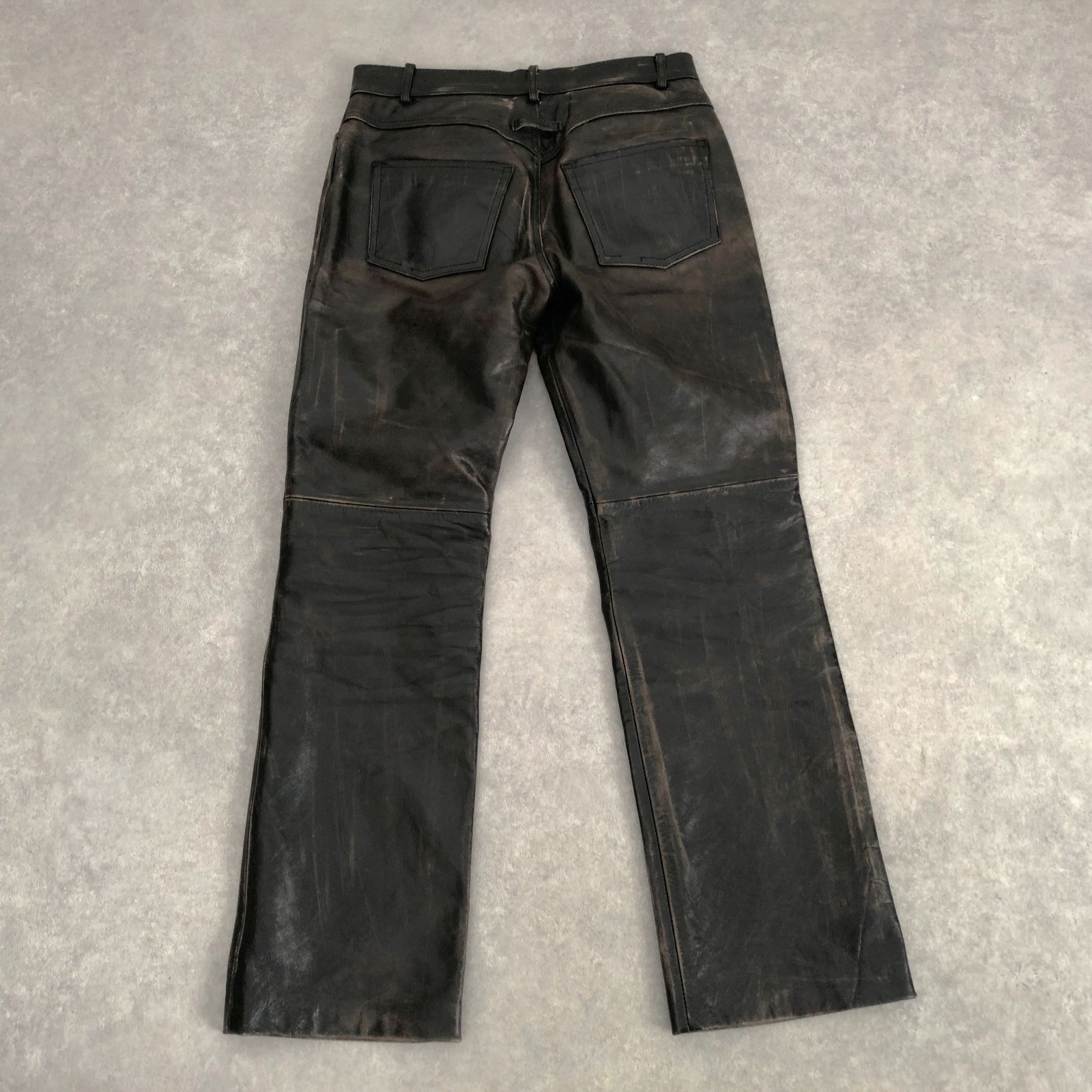 Jean Paul GAULTIER Archive vintage 牛革カウレザー パンツ ジャン