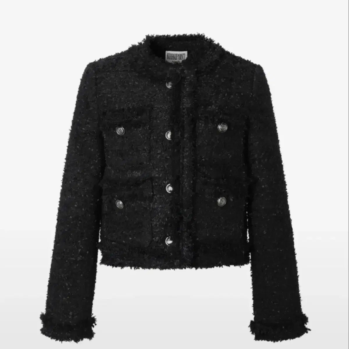 khakipoint カーキポイント ツイードジャケット ブラック カーキポイント ブラック ツイードジャケット - メルカリ