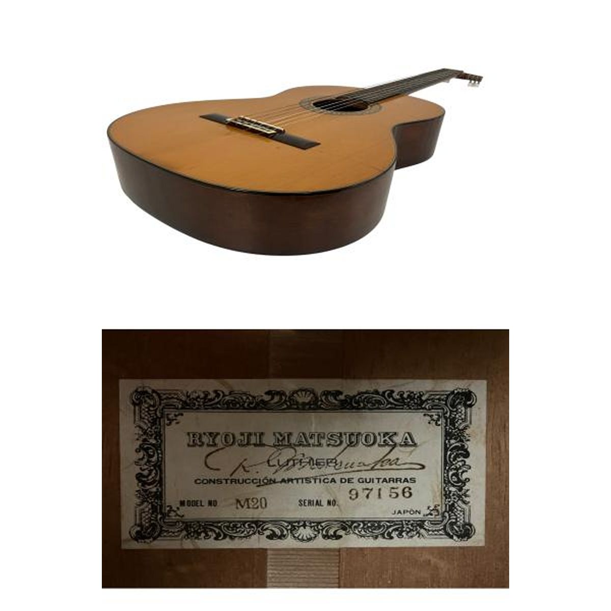 RYOJI MATSUOKA アコースティックギター　M20 RYOJI MATSUOKA M20 CLASSICAL GUITAR – Neil Ta Music