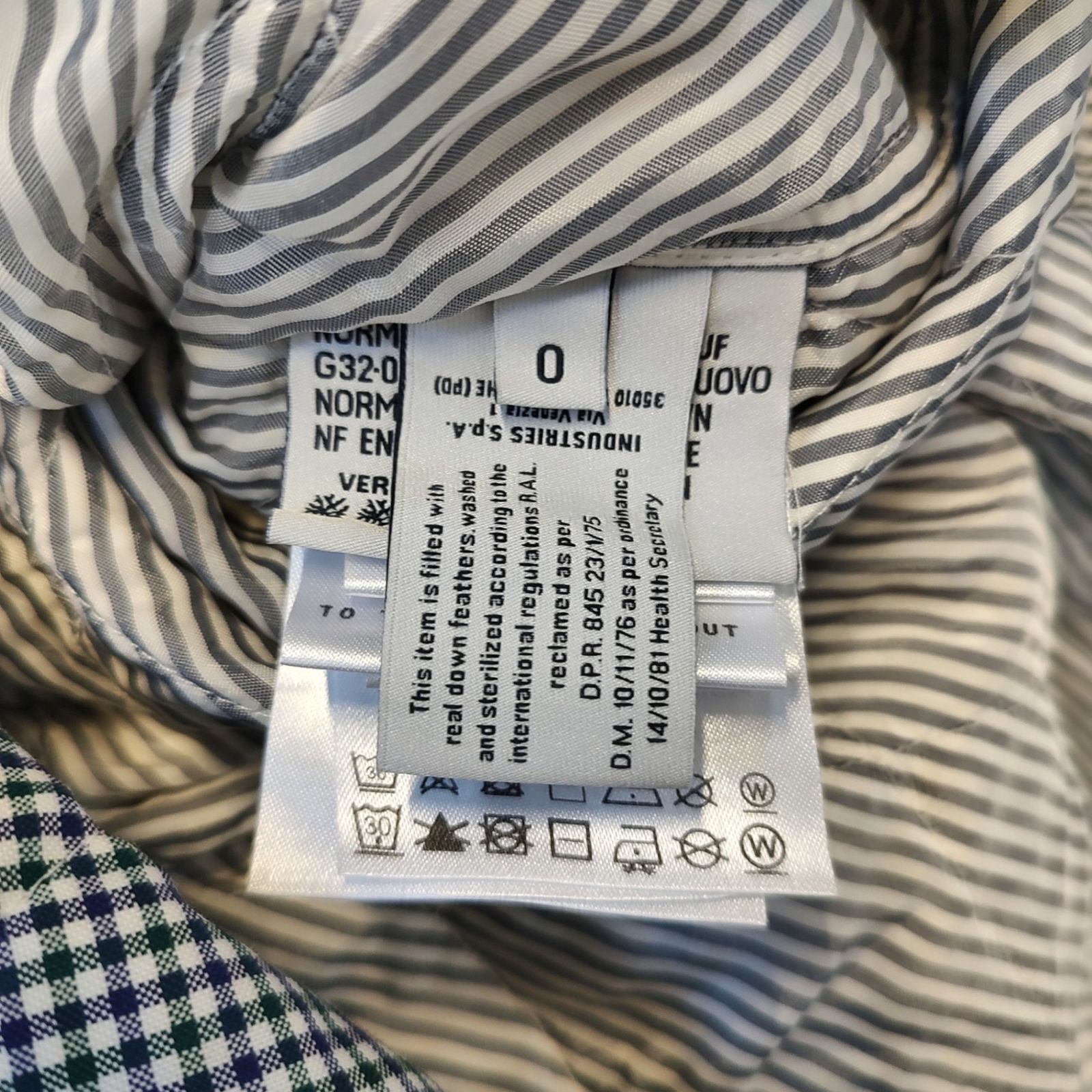 MONCLER GAMME BLEU モンクレール・ガム・ブルー ギンガムチェック 