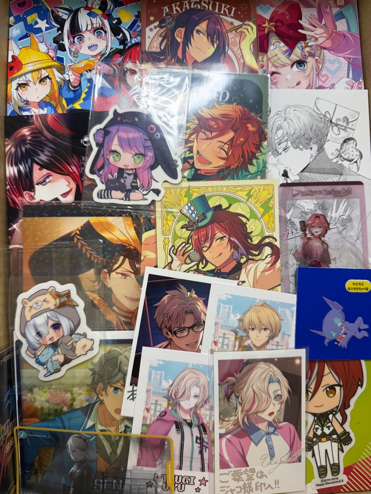 紙類 アニメ ゲーム まとめ売り 大量 コースター ポストカード カード