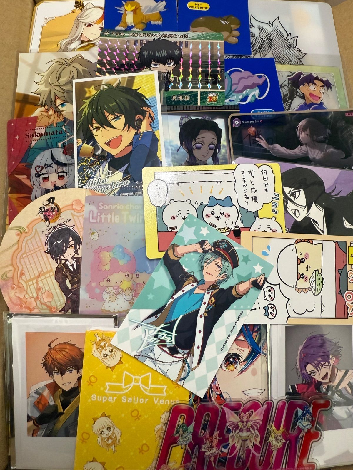 紙類 アニメ ゲーム まとめ売り 大量 コースター ポストカード カード
