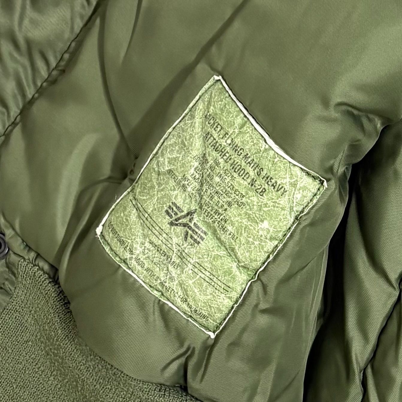 ALPHA INDUSTRIES アルファインダストリーズ N-2B フライトジャケット 