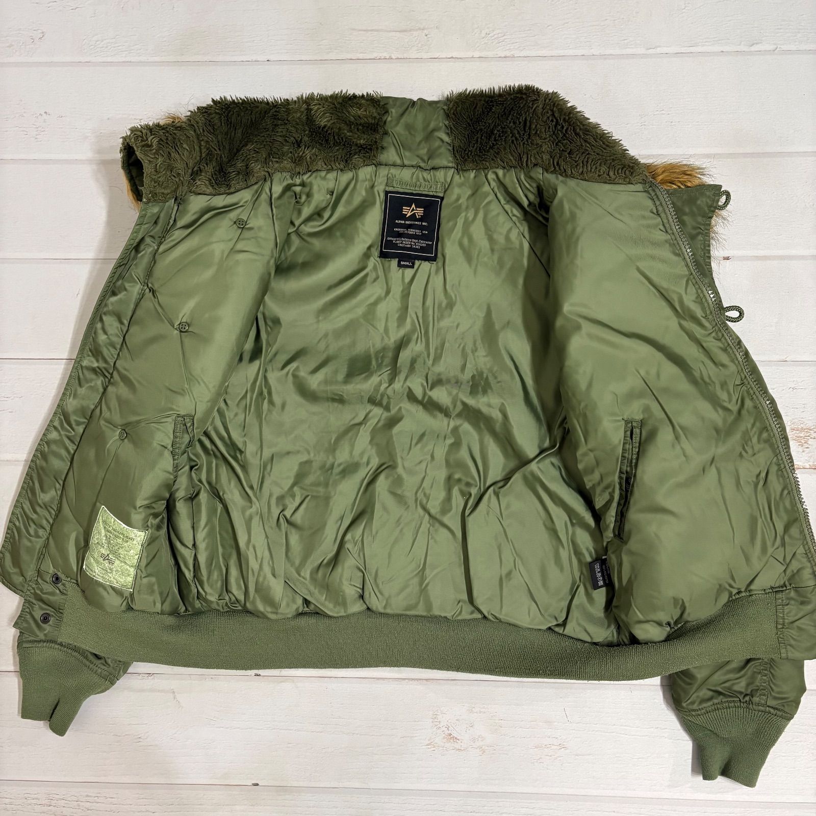 ALPHA INDUSTRIES アルファインダストリーズ N-2B フライトジャケット 