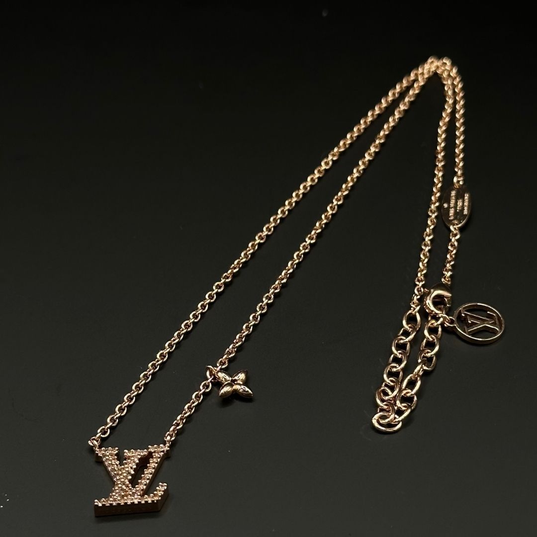 美品】Louis Vuitton コリエ LV アイコニック ネックレス モノグラム