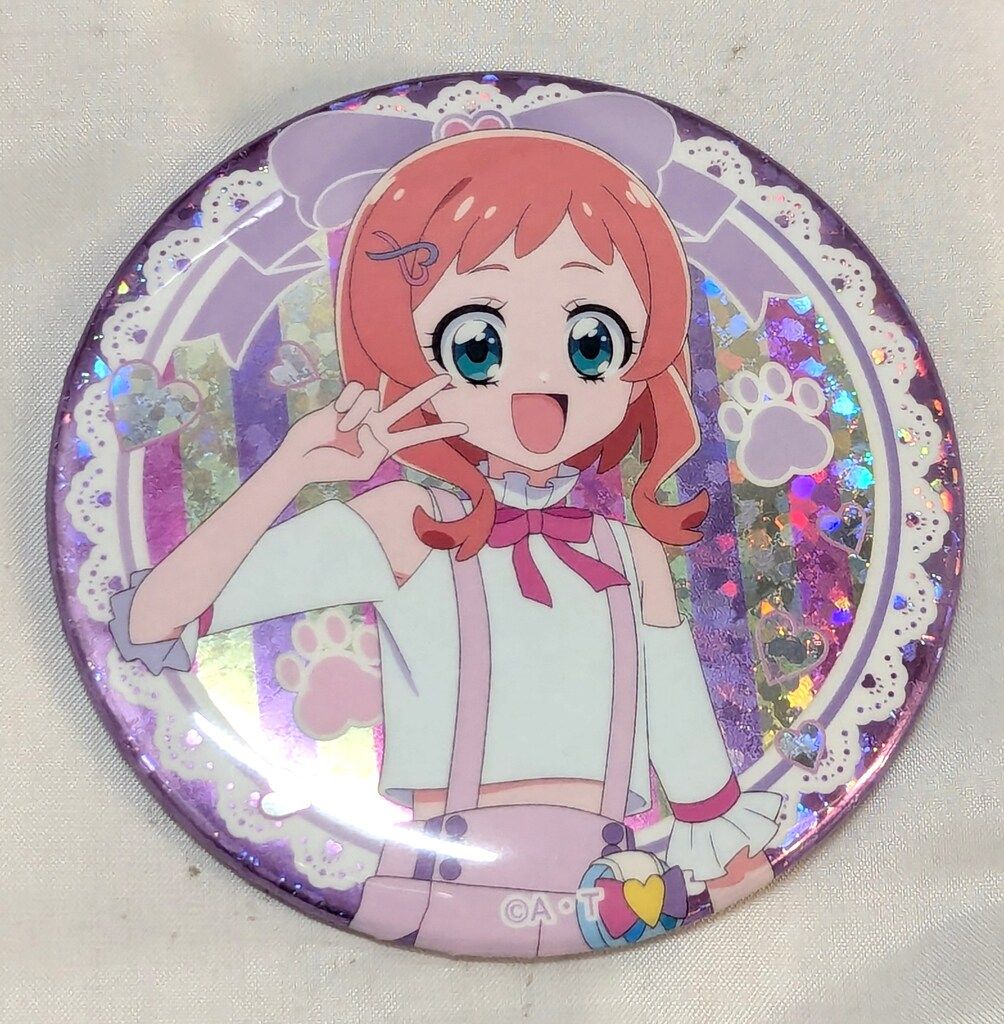 ブルジュラ わんだふるプリキュア! ホログラム缶バッジ第1弾 犬飼