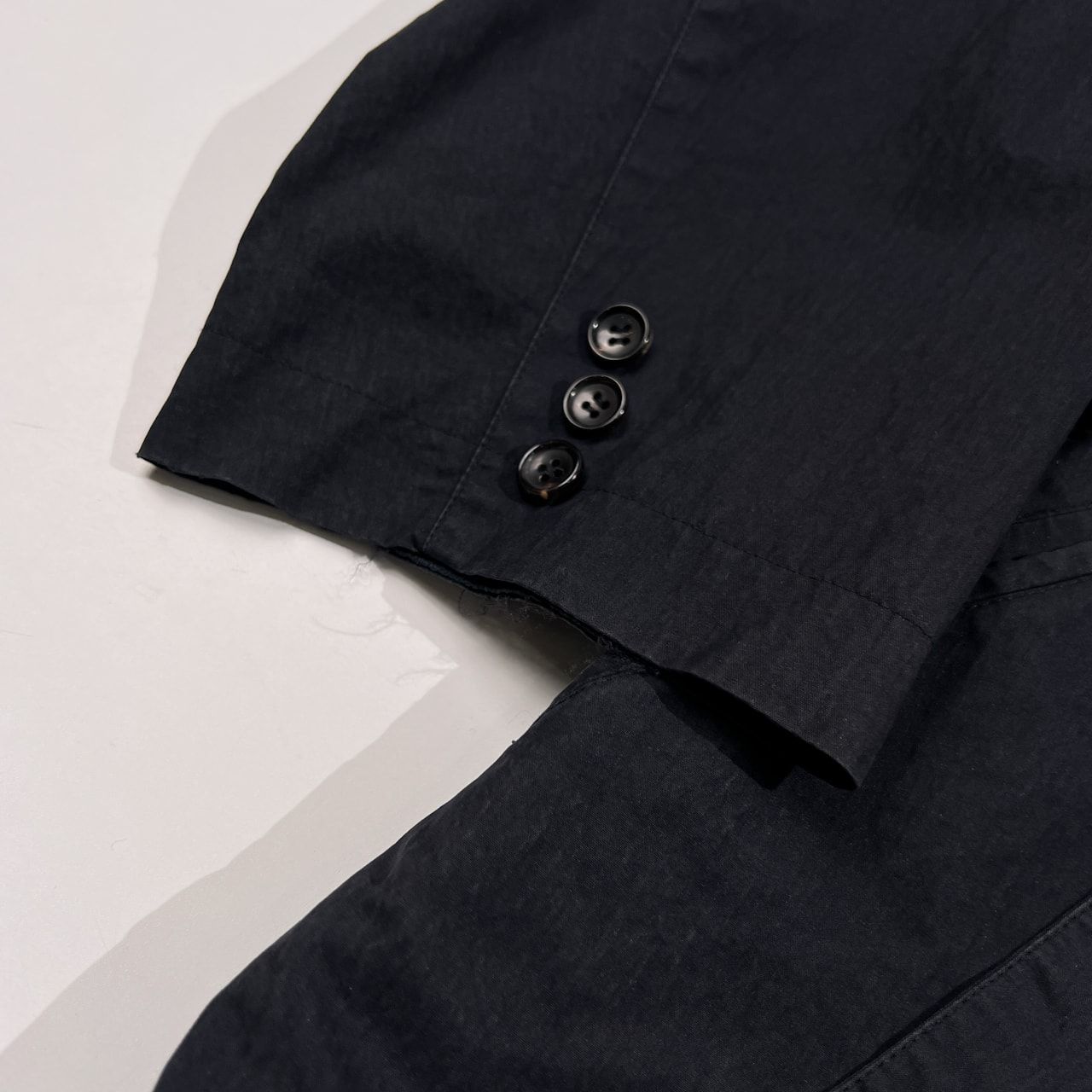 Papas パパス ベルト付き ロング コート サイズ M /ネイビー/メンズ