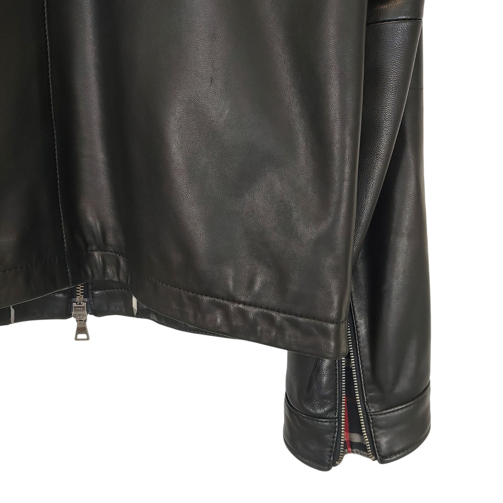 BURBERRY BLACK LABEL バーバリーブラックレーベル シープレザー 
