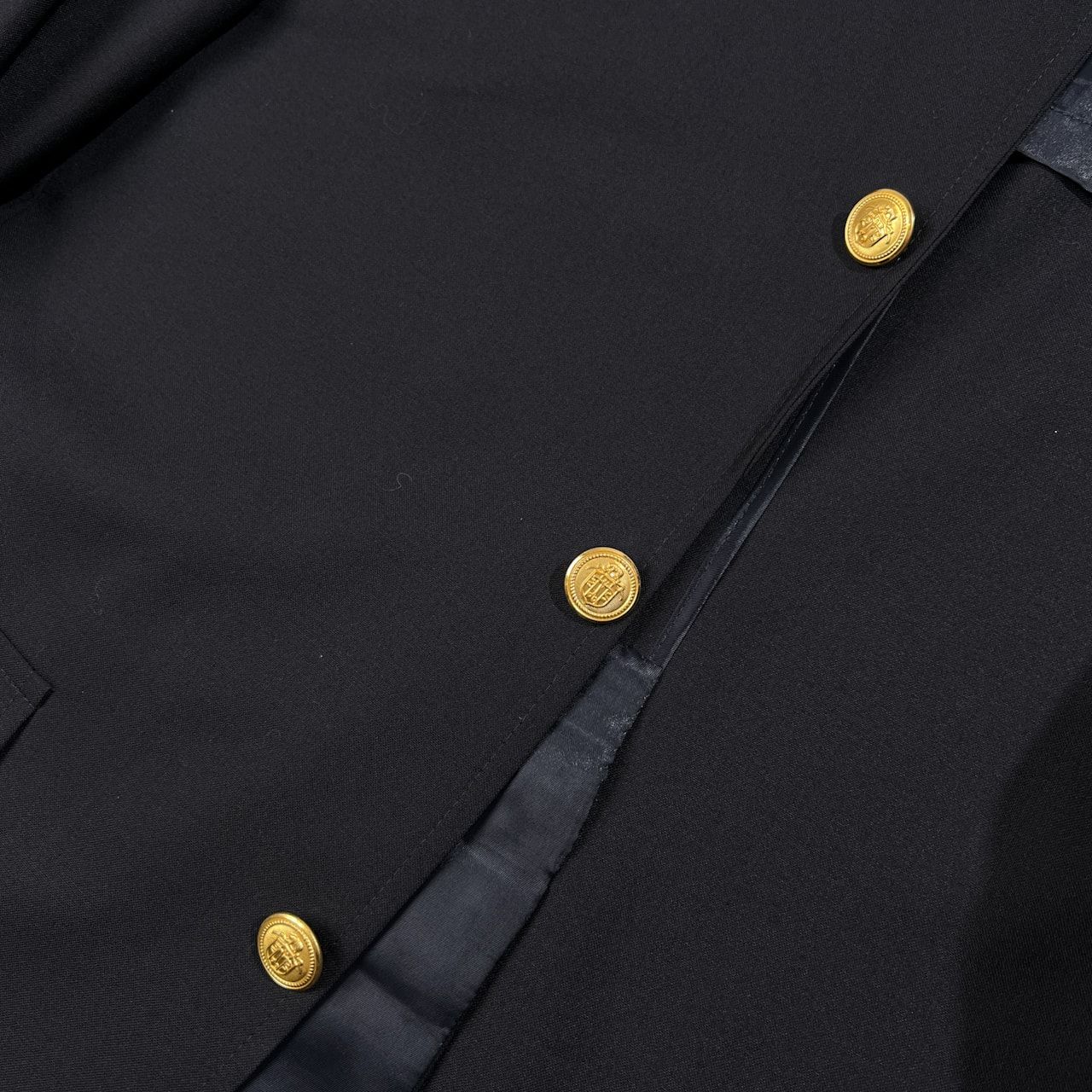 J.PRESS ジェイプレス 金ボタン 段返り3B テーラードジャケット 紺ブレ