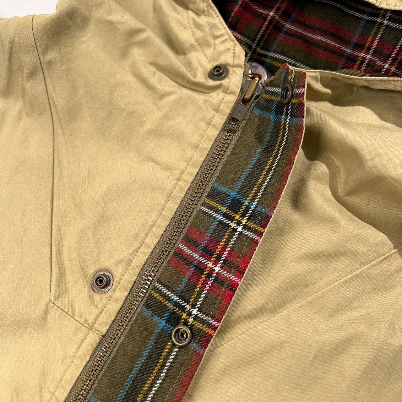 希少 BARACUTA バラクータ 裏チェック フランネル マウンテンパーカー