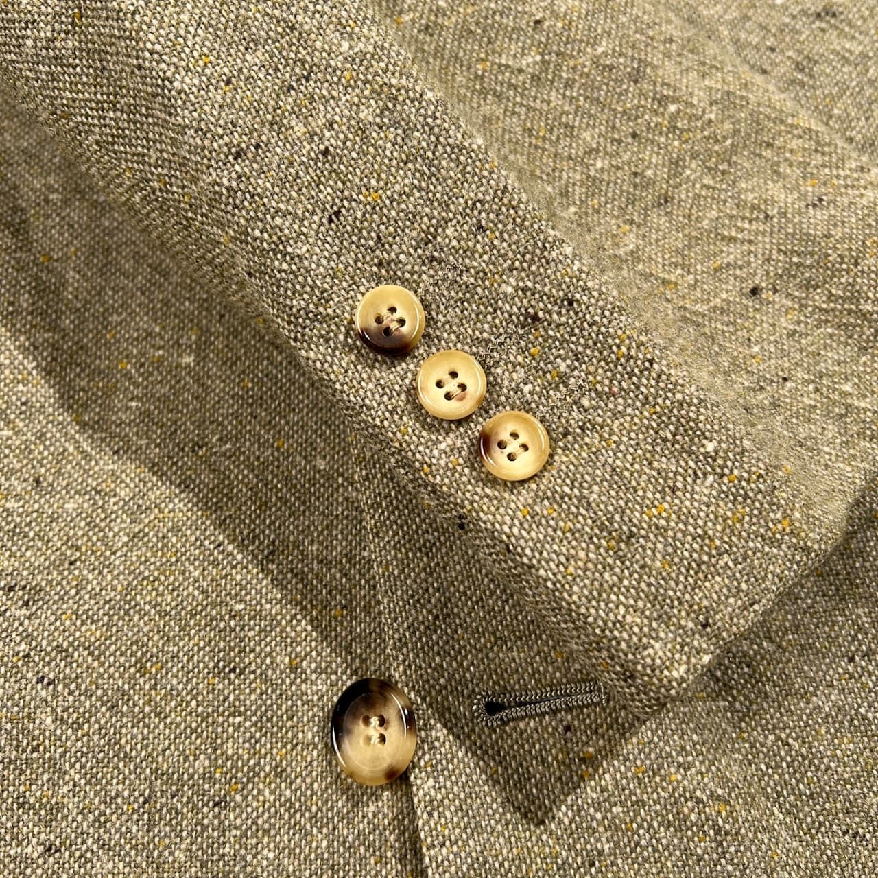 Papas パパス 英国生地 SYDNEY H SHAW ツイード 3B テーラード