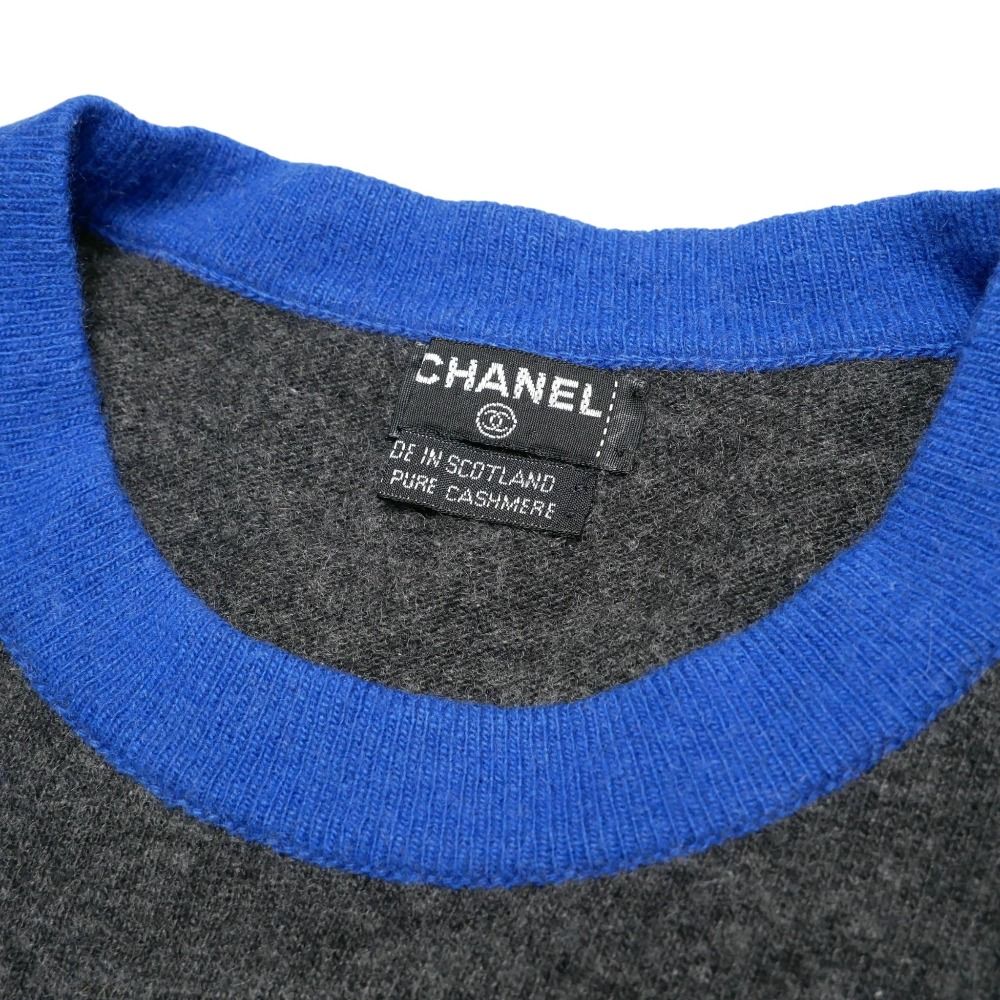 CHANEL シャネル ヴィンテージ セーター サイズS 総カシミヤ 長袖