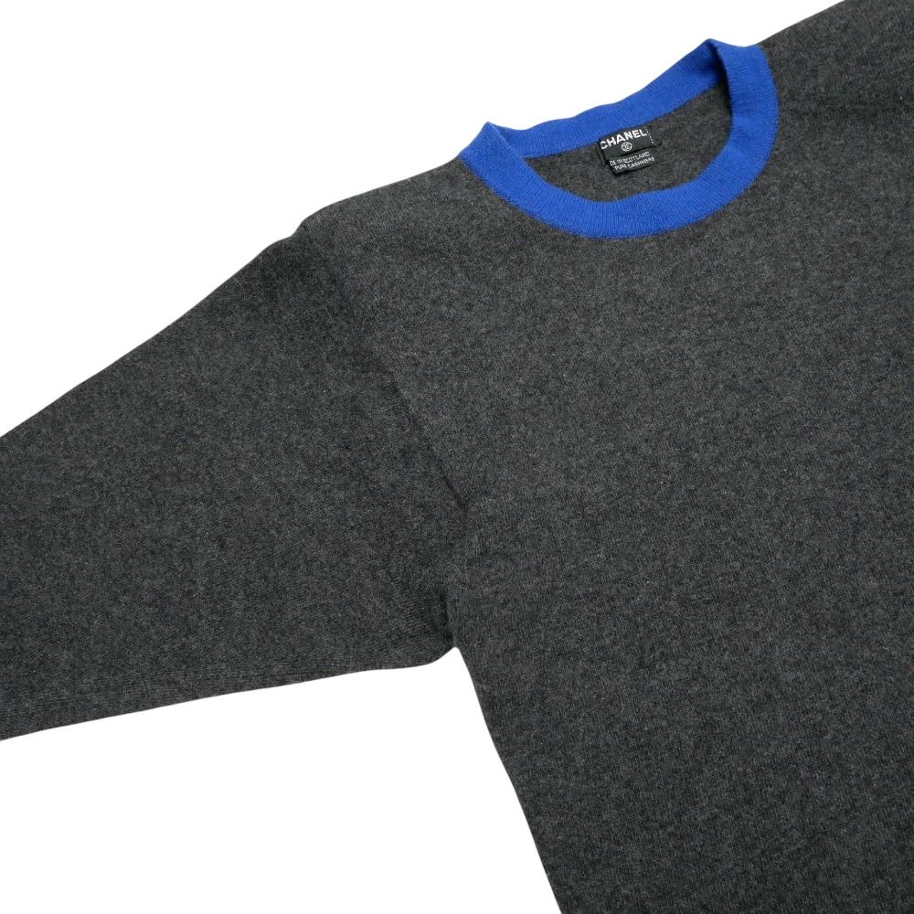 CHANEL シャネル ヴィンテージ セーター サイズS 総カシミヤ 長袖