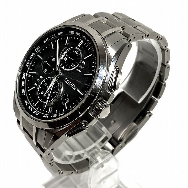 シチズン アテッサ H804-T018696 腕時計 メンズ　ソーラー シチズン 腕時計 アテッサ ATTESA ソーラー ブラック H804-T018696