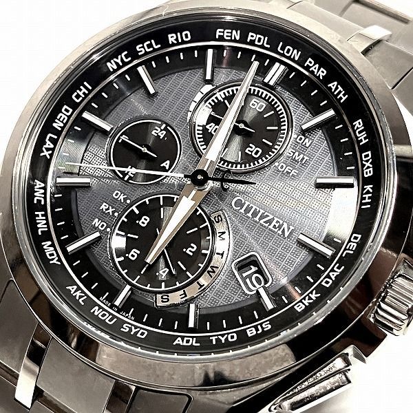 シチズン アテッサ H804-T018696 電波ソーラー エコドライブ 時計