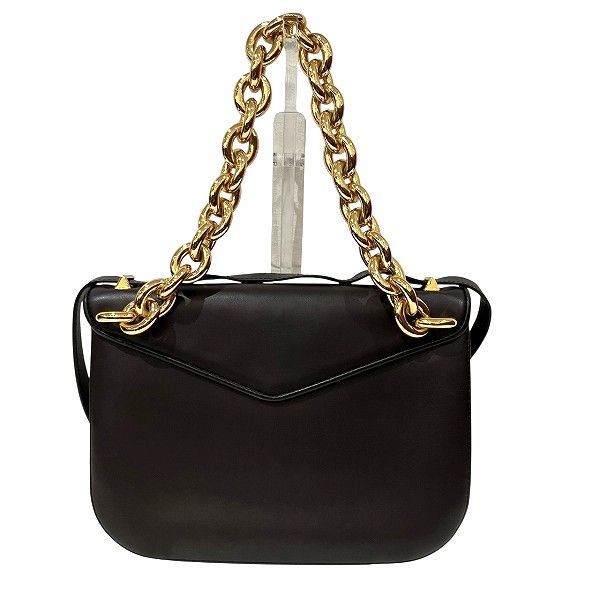 ボッテガ・ヴェネタ マウントエンベロープ ブラウン カーフレザー